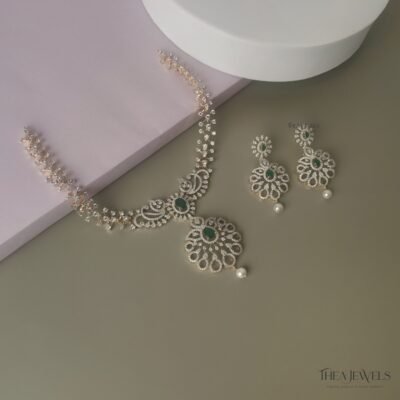Hana Diamond Inspired Jewelry (Green)