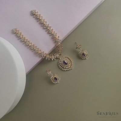 Diamond Inspired Ad Jewellery (Purple)