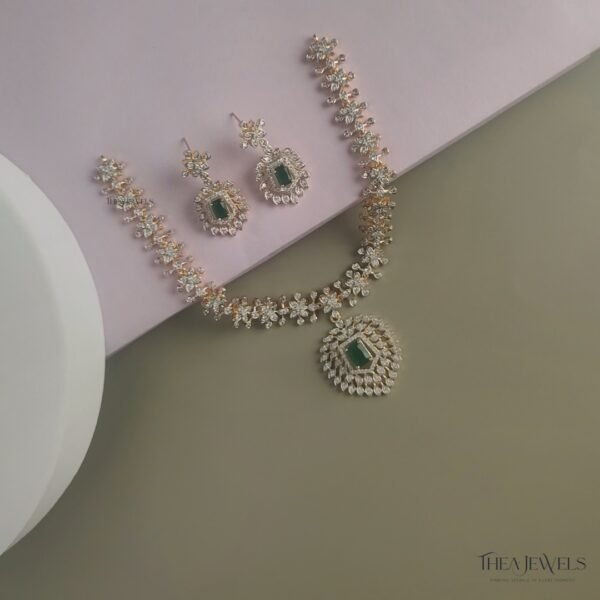 Diamond Inspired Ad Jewellery (Green)