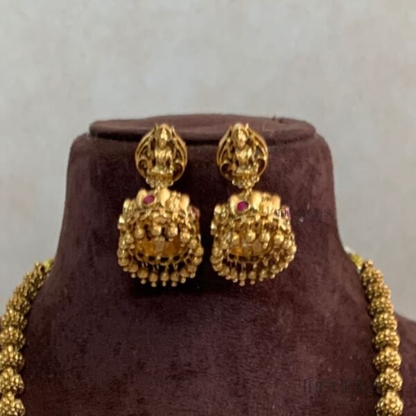 Nagas Lakshmi Long Necklace Set - Image 2