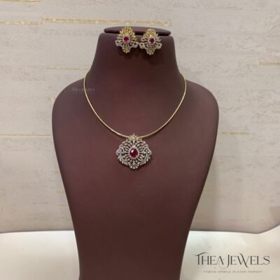 Tira - Ad Pendant Set (Dark Pink)