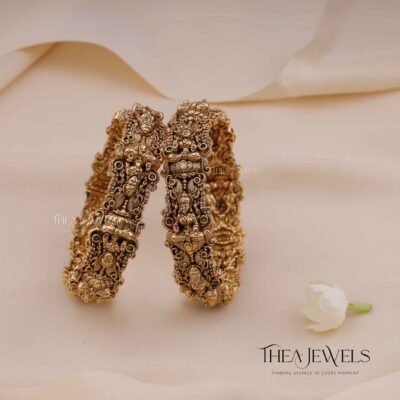 Premium Gold Antique Bangles