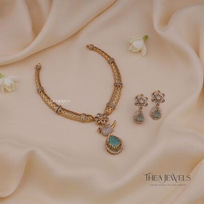 Mint Green Birdie Ornamental Hasli Set