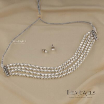 Premium Pearls Choker Set