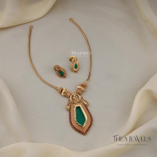 Onam Necklace Green