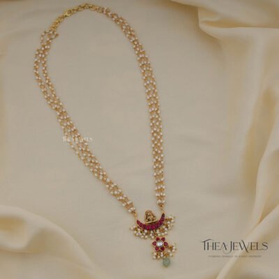 Lakshana Pearl Jadau Kundan Necklace