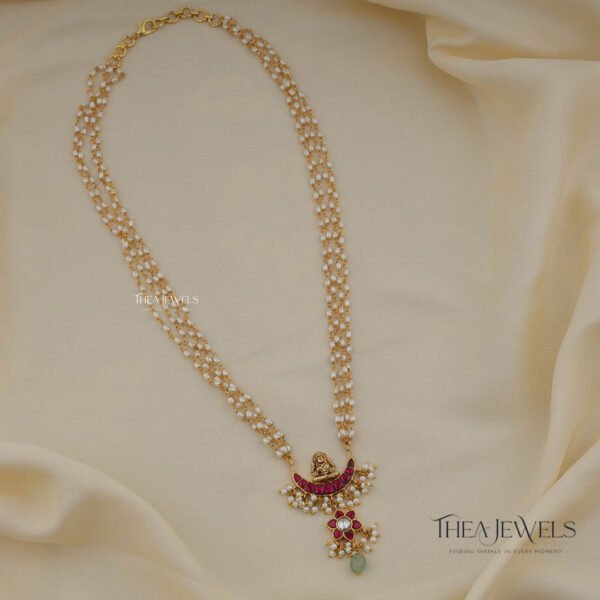 Lakshana Pearl Jadau Kundan Necklace