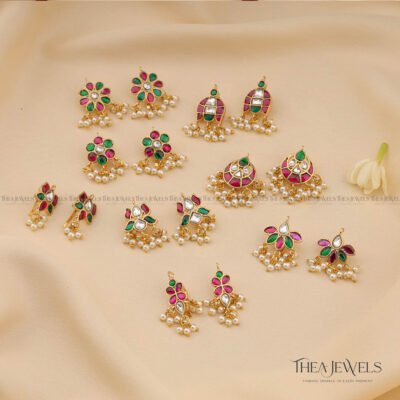 Jadau Kundan Bugadi Earrings (1 Pair)