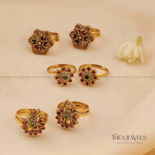 Designer Toe Rings (1 Pair) - Image 4