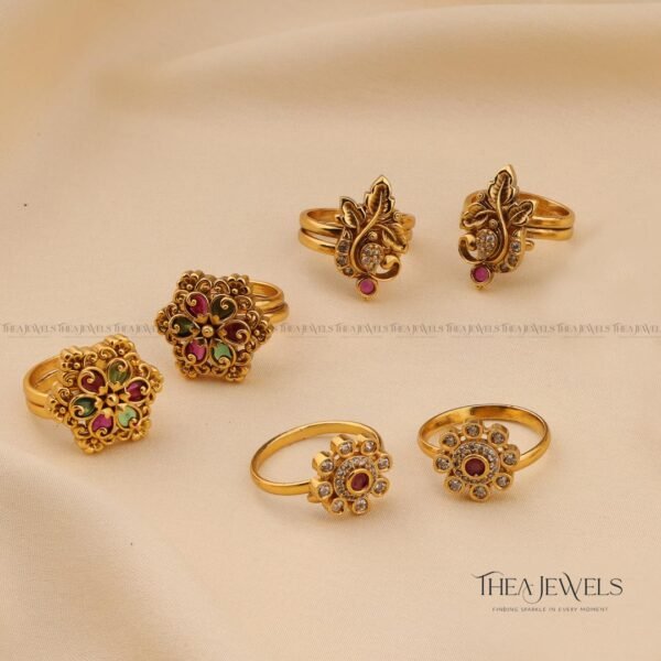 Designer Toe Rings (1 Pair) - Image 3