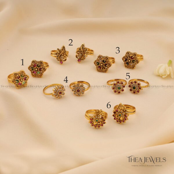 Designer Toe Rings (1 Pair) - Image 2
