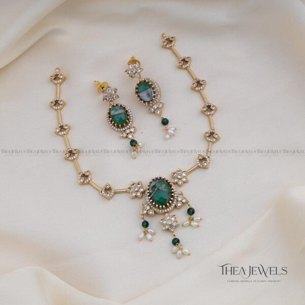 Gaurika Designer Jewellery - Green