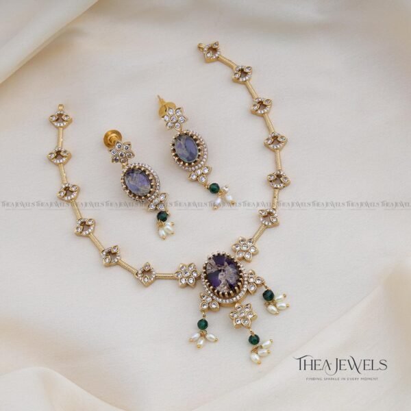 Gaurika Designer Jewellery - Dark Purple
