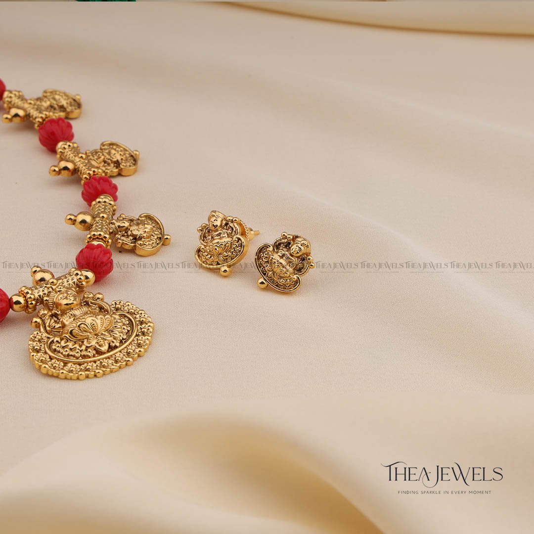 Lakshmi Beads Jewellery Coral - Image 2