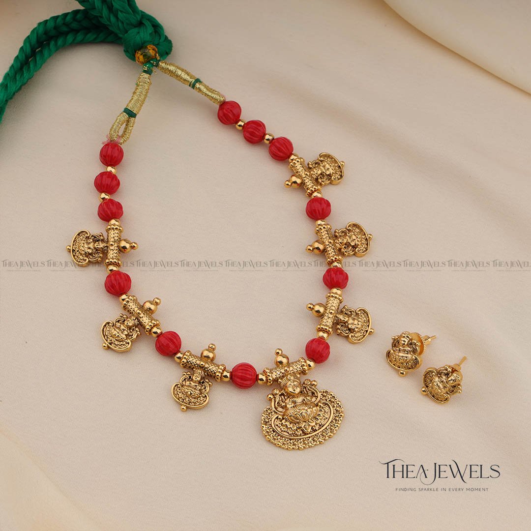 Lakshmi Beads Jewellery Coral