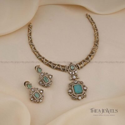 Vira Victorian Jewellery Mint Green