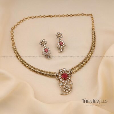 Chaitanya Jewellery Red