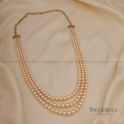 Three Layer Pearl Jewellery