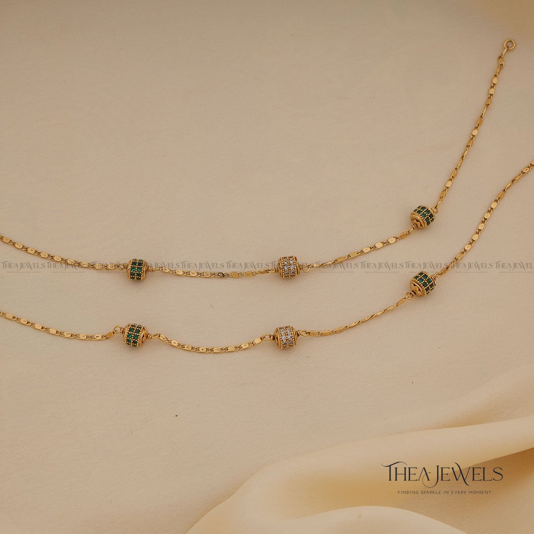 Dvithi Anklet Green - Image 2