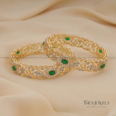 Shasha Bangles Green