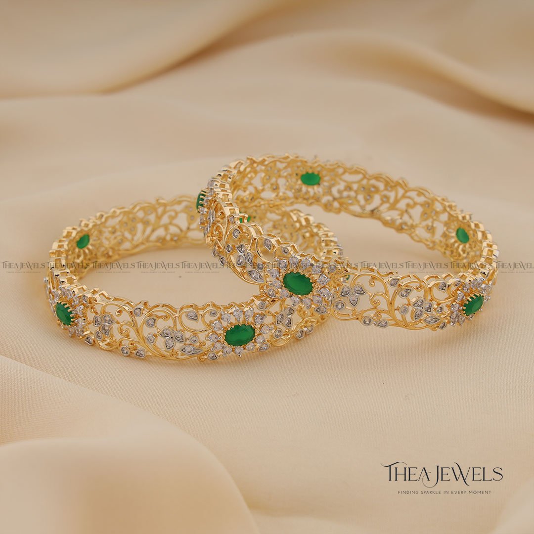 Shasha Bangles Green