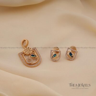 Butterfly Pendant Set