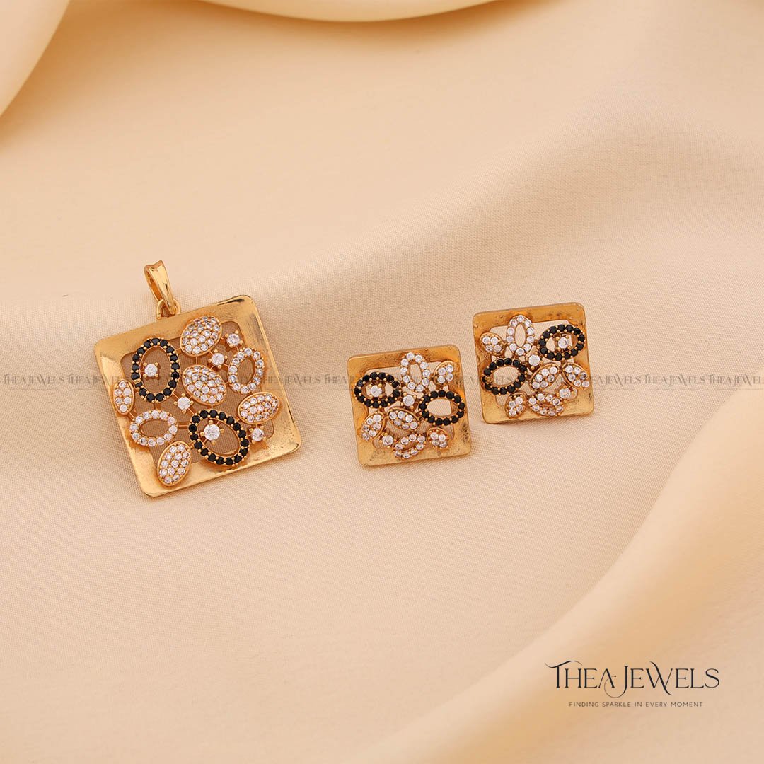 Geometric Pendant Set