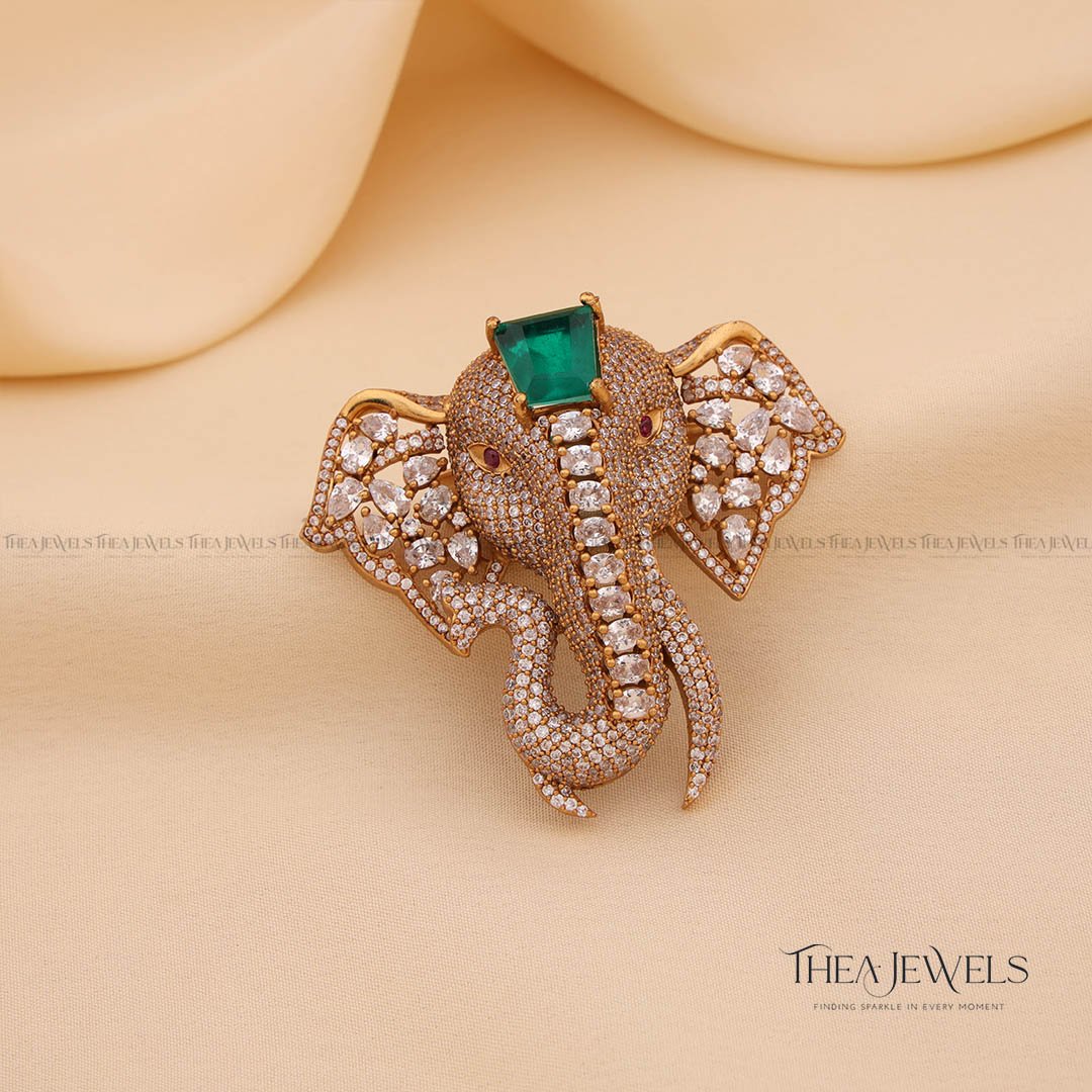 Elephant Saree / Shirt Accessory Pin