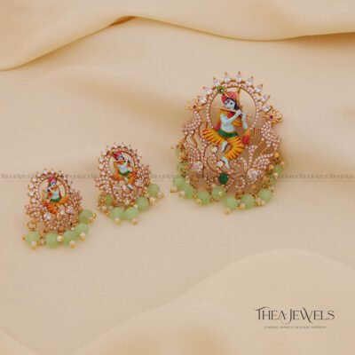 Krishna Pendant Set