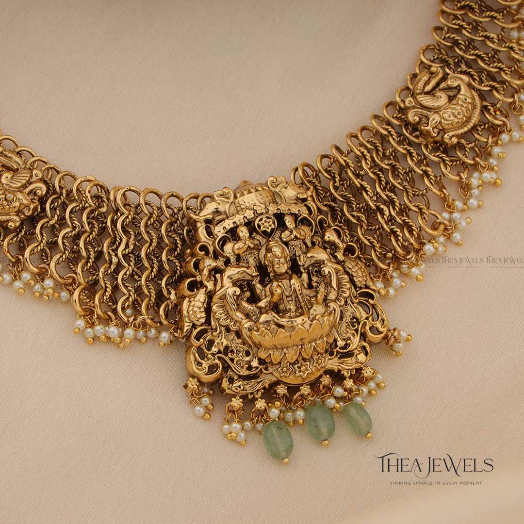 Devaki Jadau Mesh Jewellery - Image 2