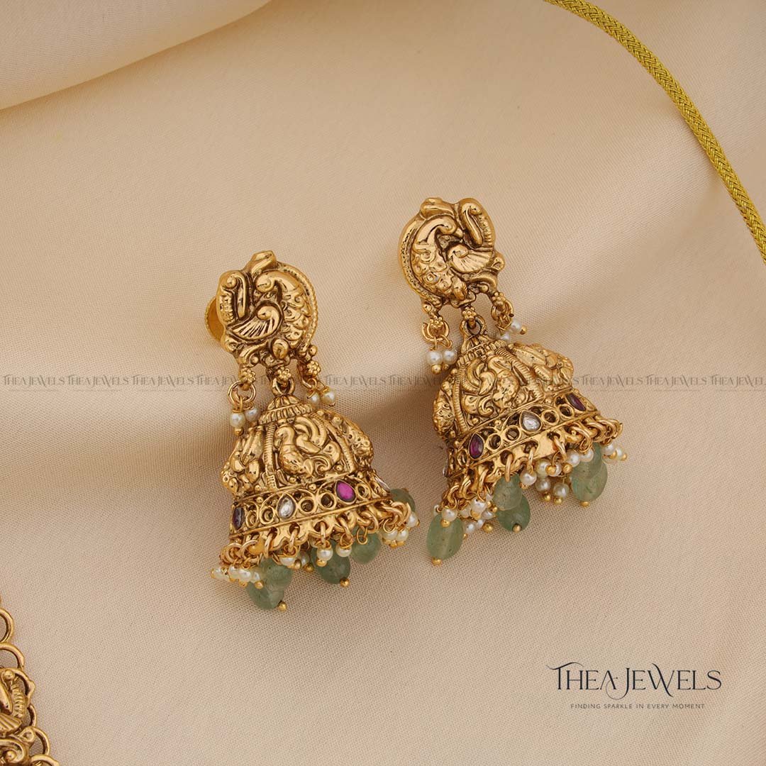 Devaki Jadau Mesh Jewellery - Image 3