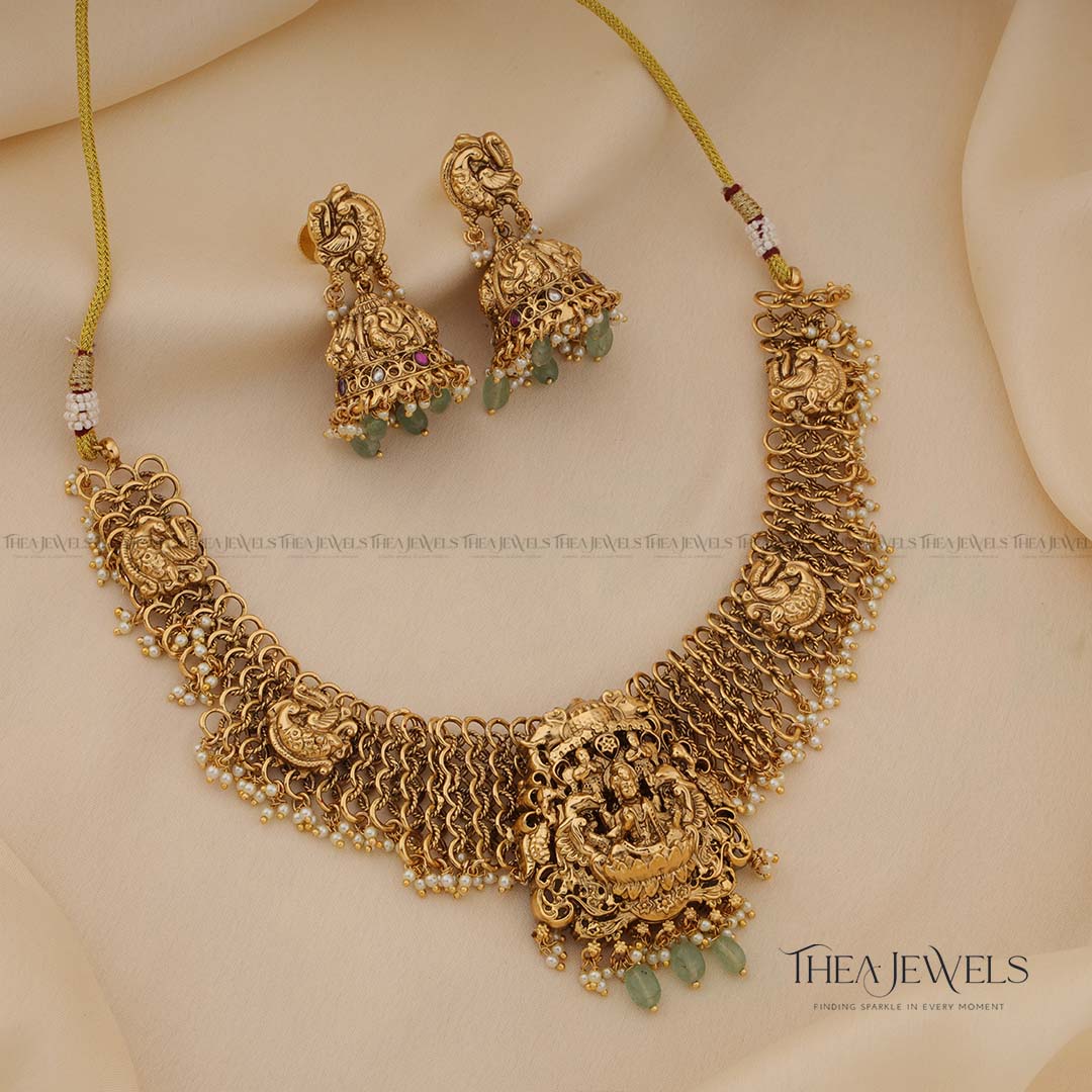 Devaki Jadau Mesh Jewellery