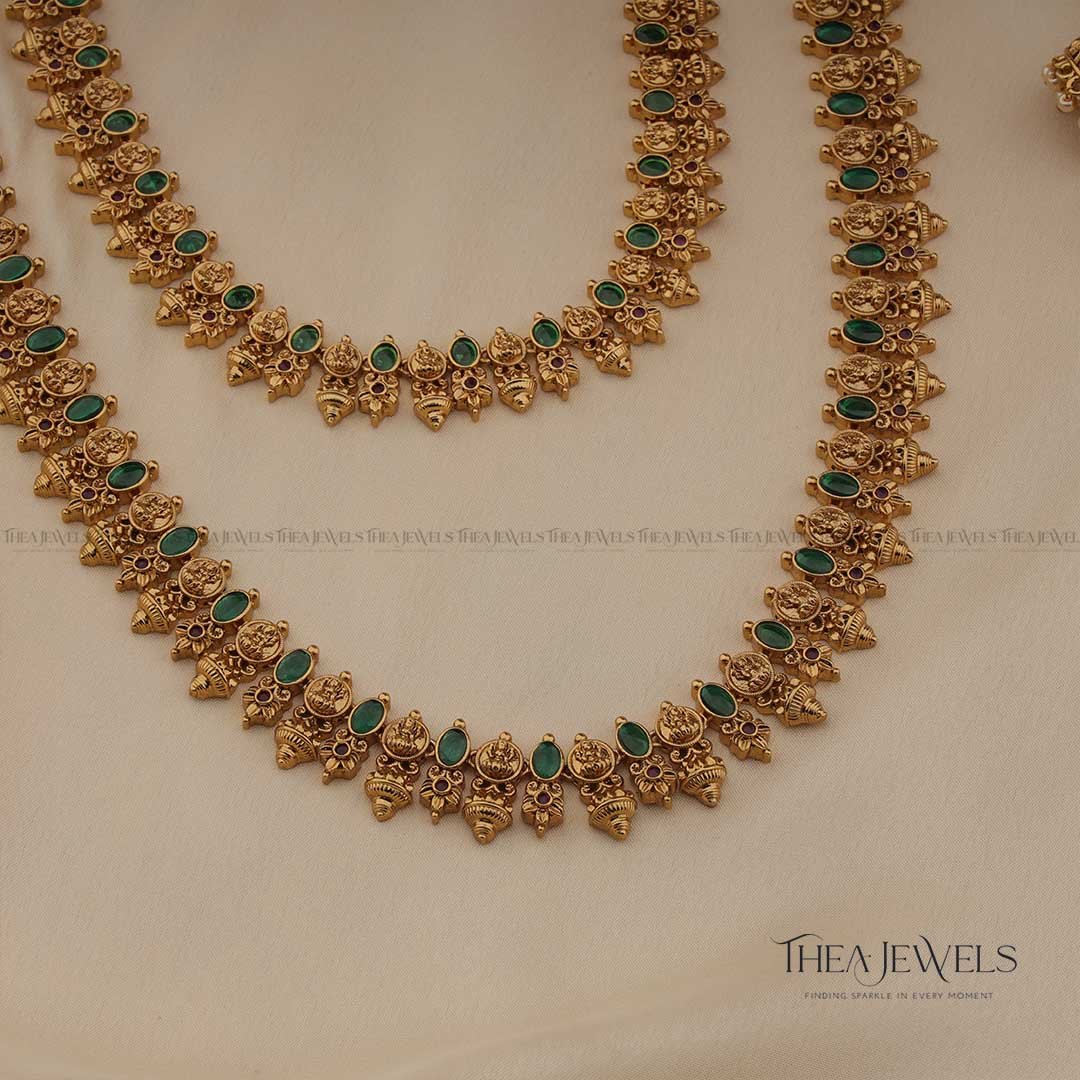 Vrisha Green Combo Jewellery - Image 2