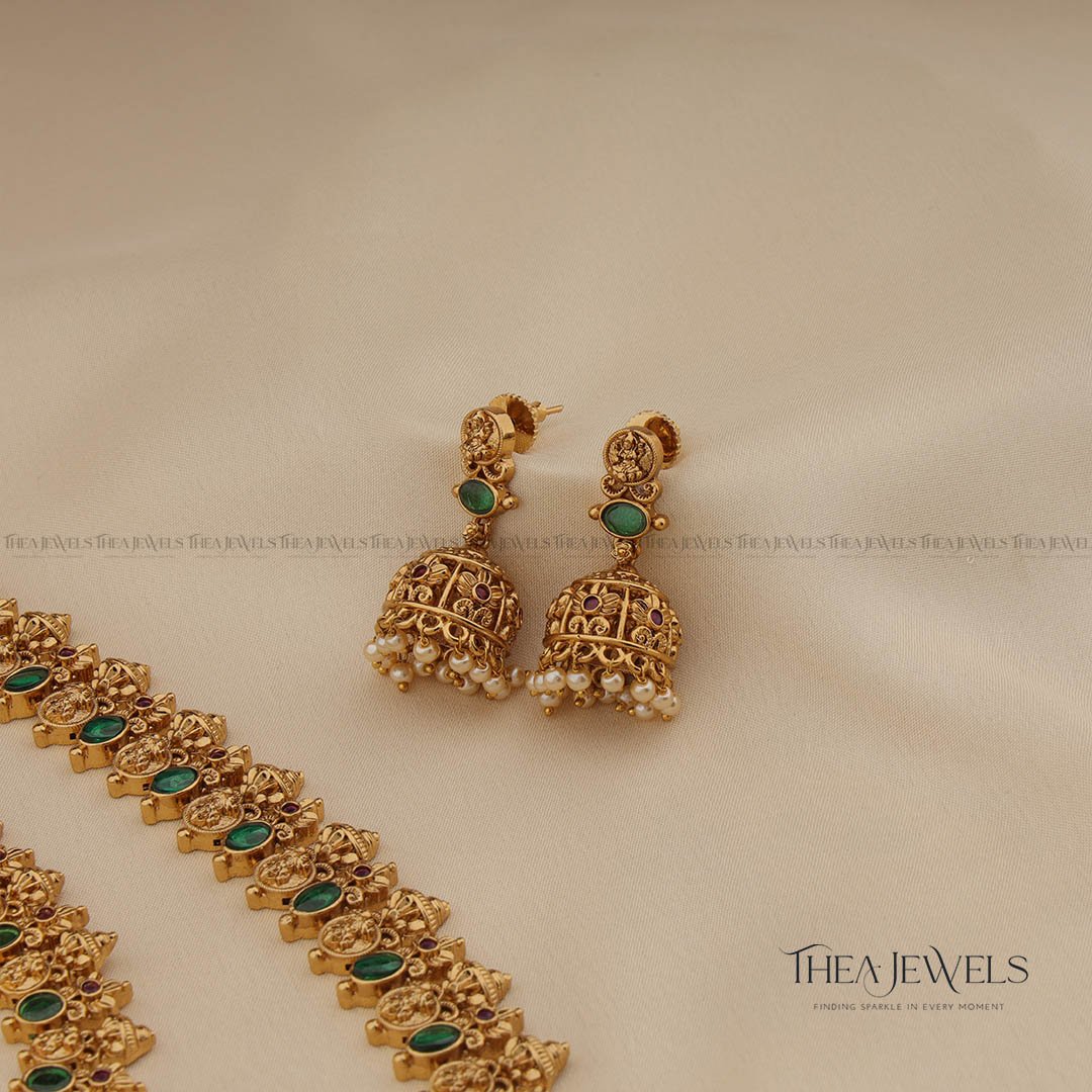 Vrisha Green Combo Jewellery - Image 3