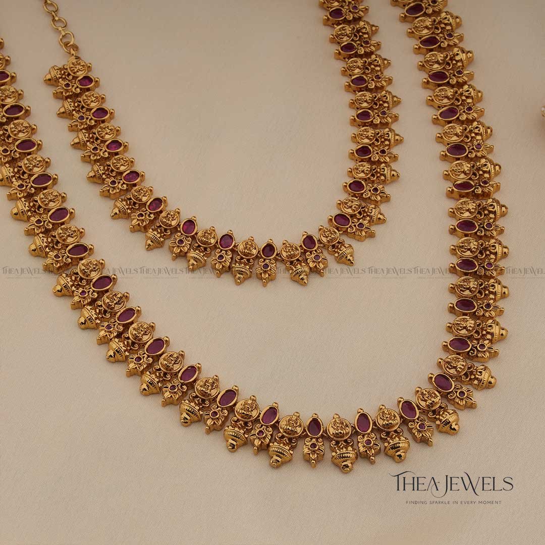 Vrisha Red Combo Jewellery - Image 2