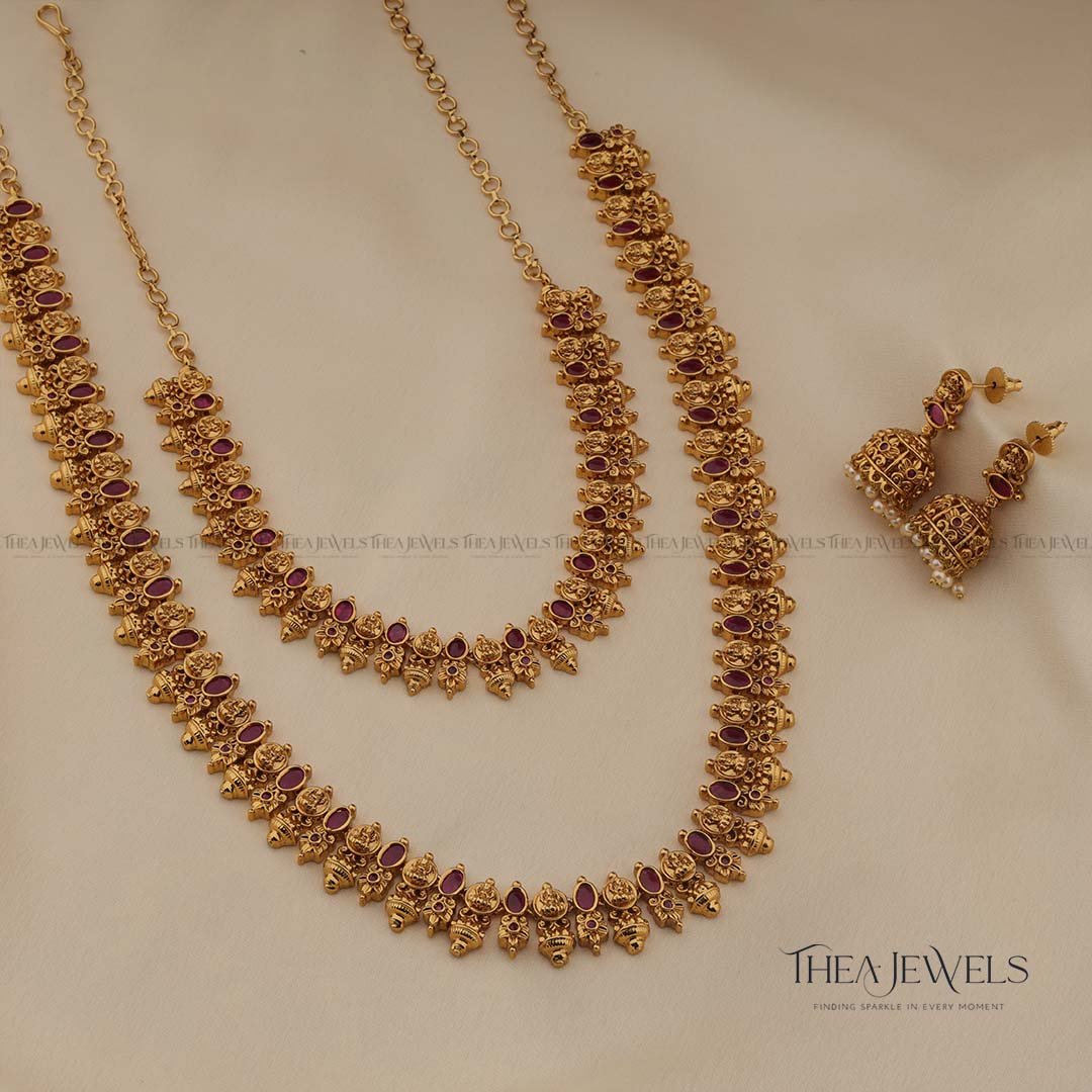 Vrisha Red Combo Jewellery