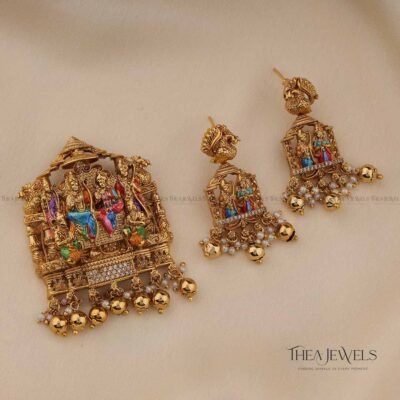 Ram Parivaar Pendant Set