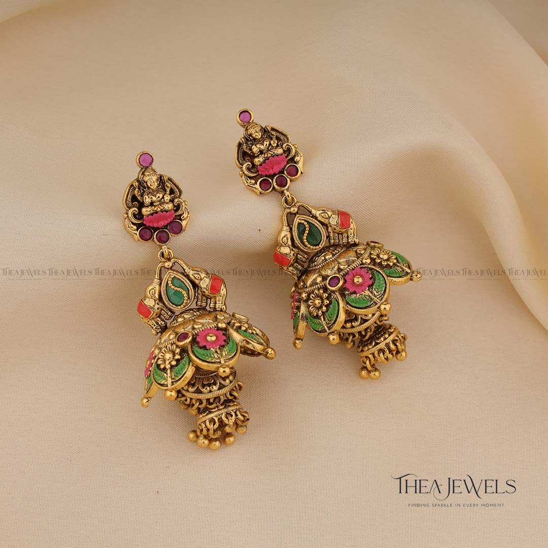 Feera Designer Jhumka Earrings