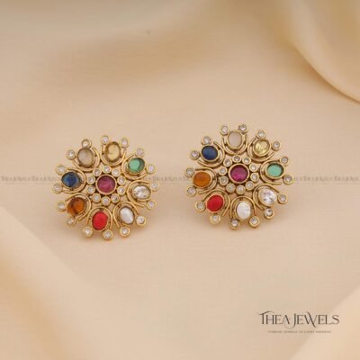 Briana Navratna Earrings