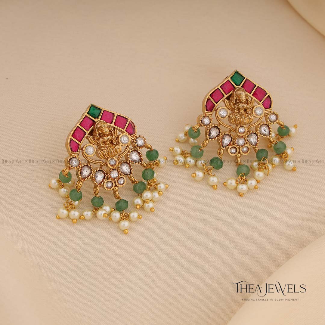 Lakshmi Jadau Earrings