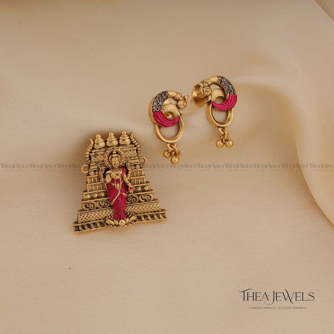 Temple Pendant Set