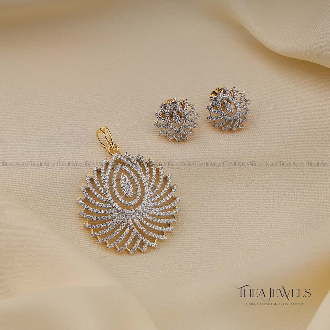 Lotus Pendant Set